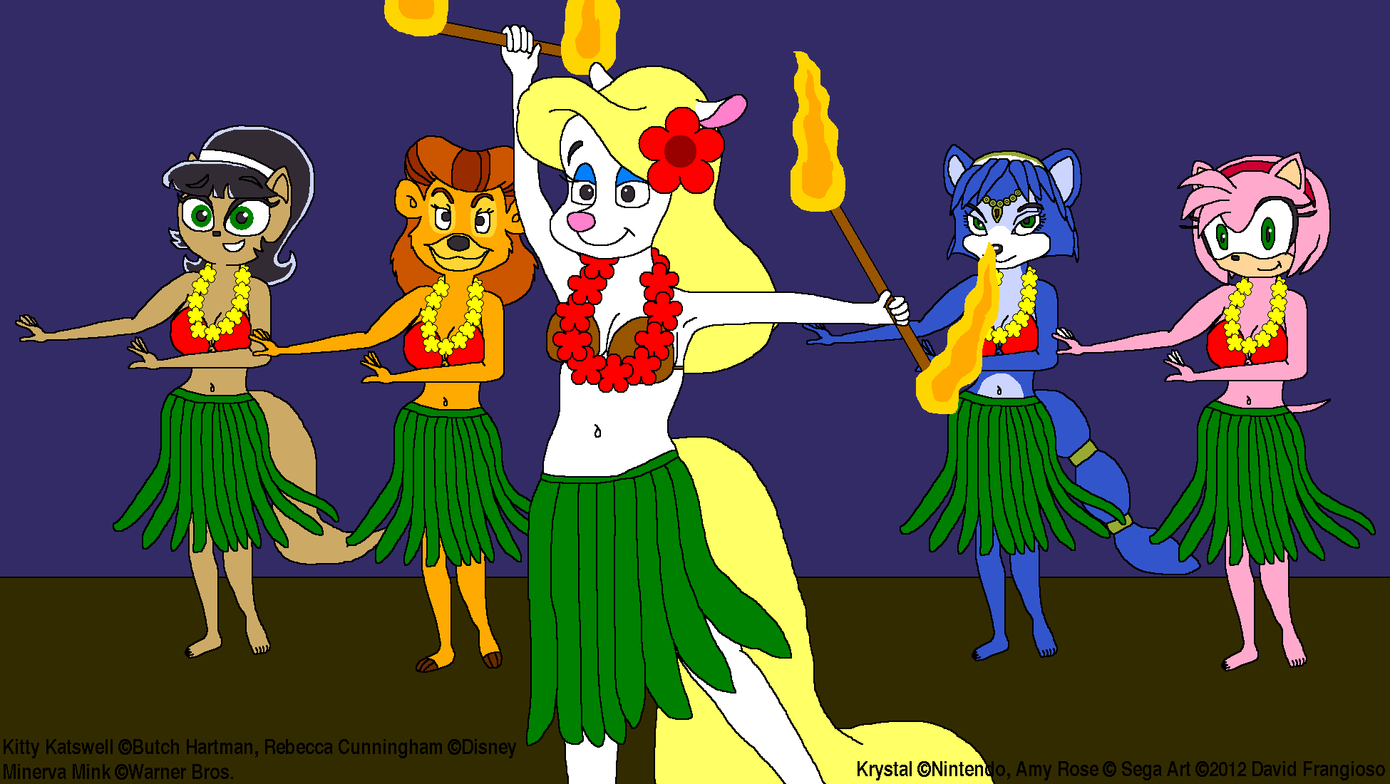 Minerva's Hula Party 2012