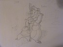 ArChip - Kit & Baloo spying sketch