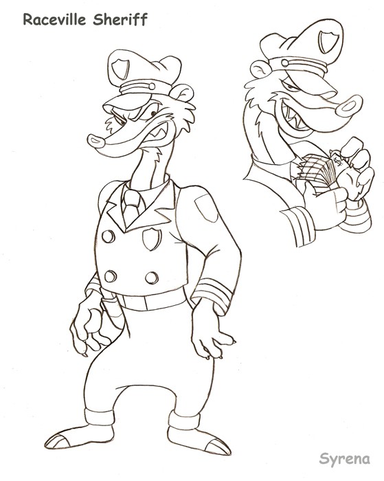 Syrena - Raceville Sheriff concept