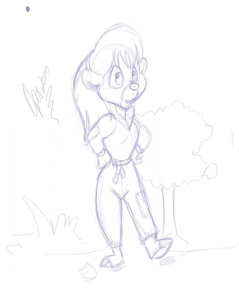 Opus - Lilly sketch