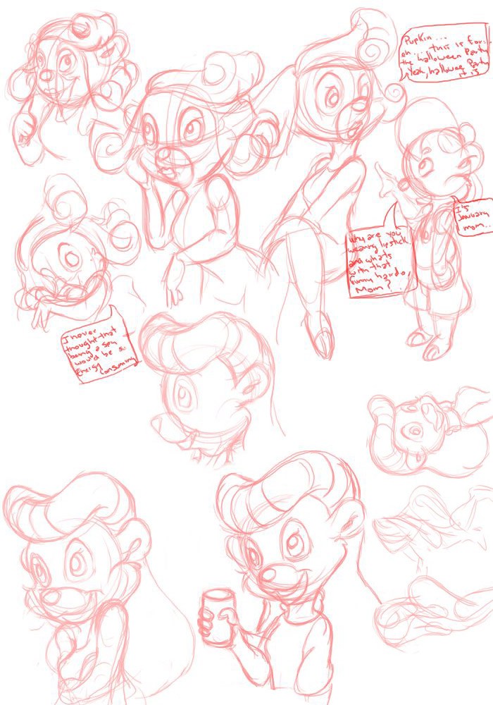 Opus - Becky doodles