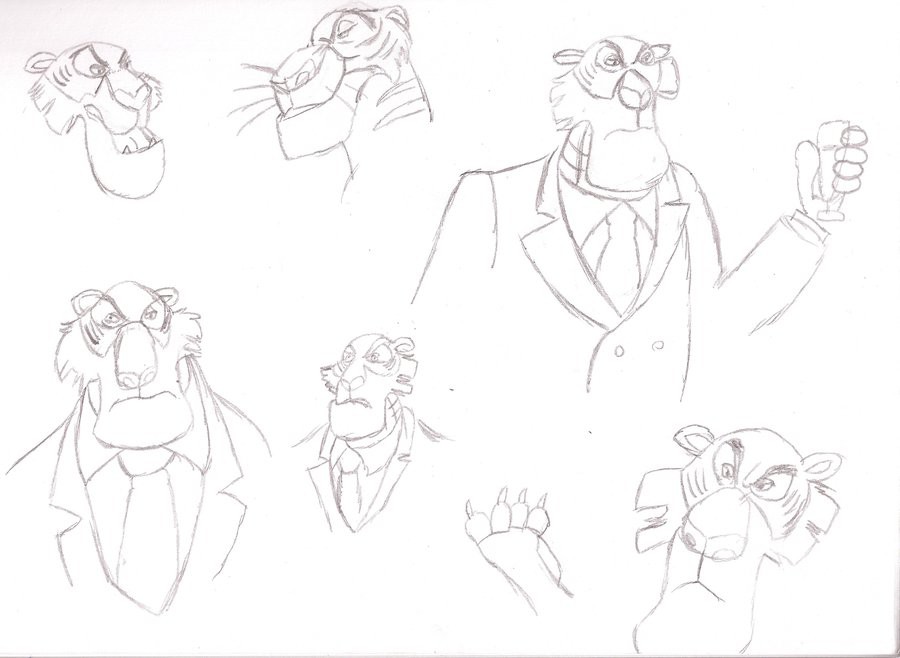 JerRocks2day - Shere Khan sketches