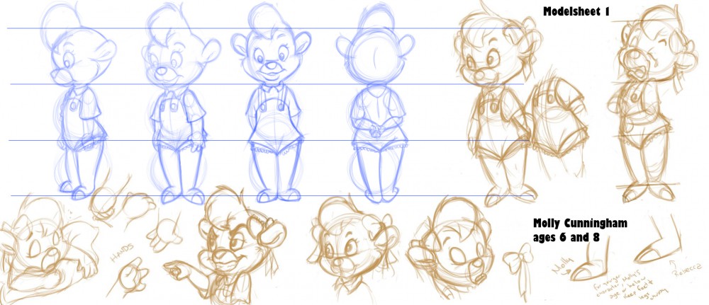 Opus - Molly modelsheet