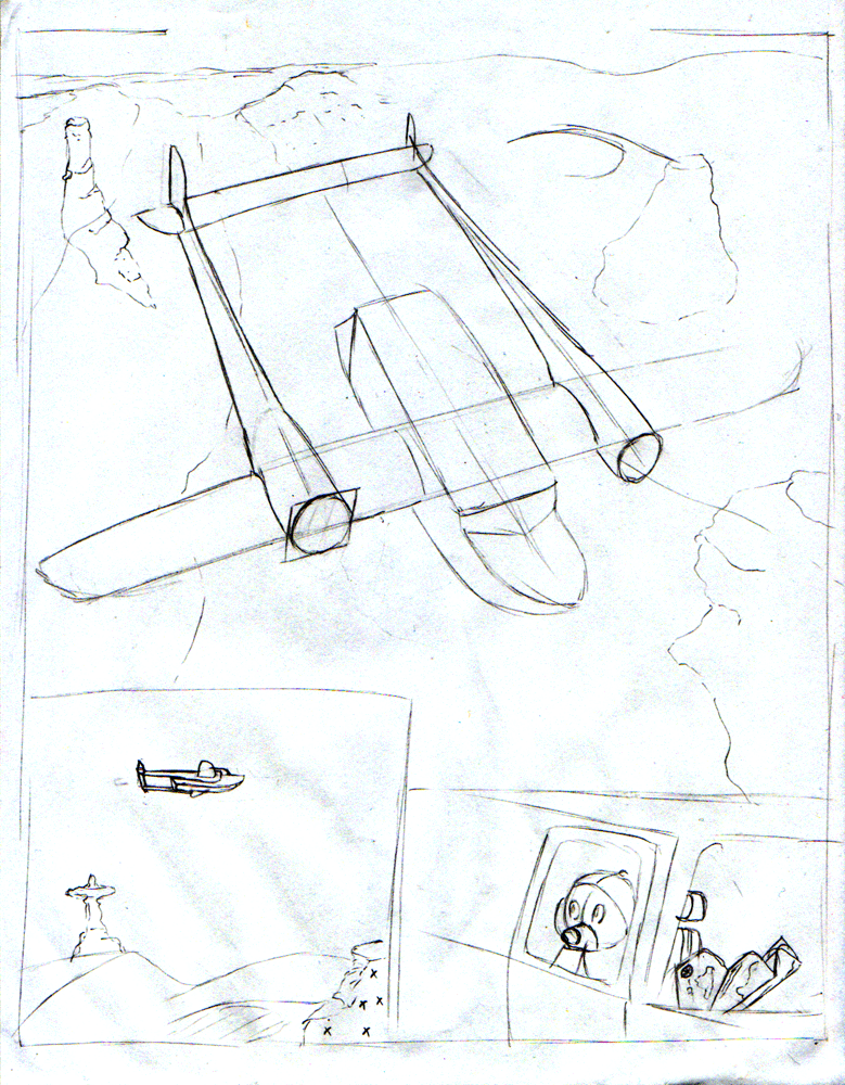 2nd pilot page #1 (comic page #5)