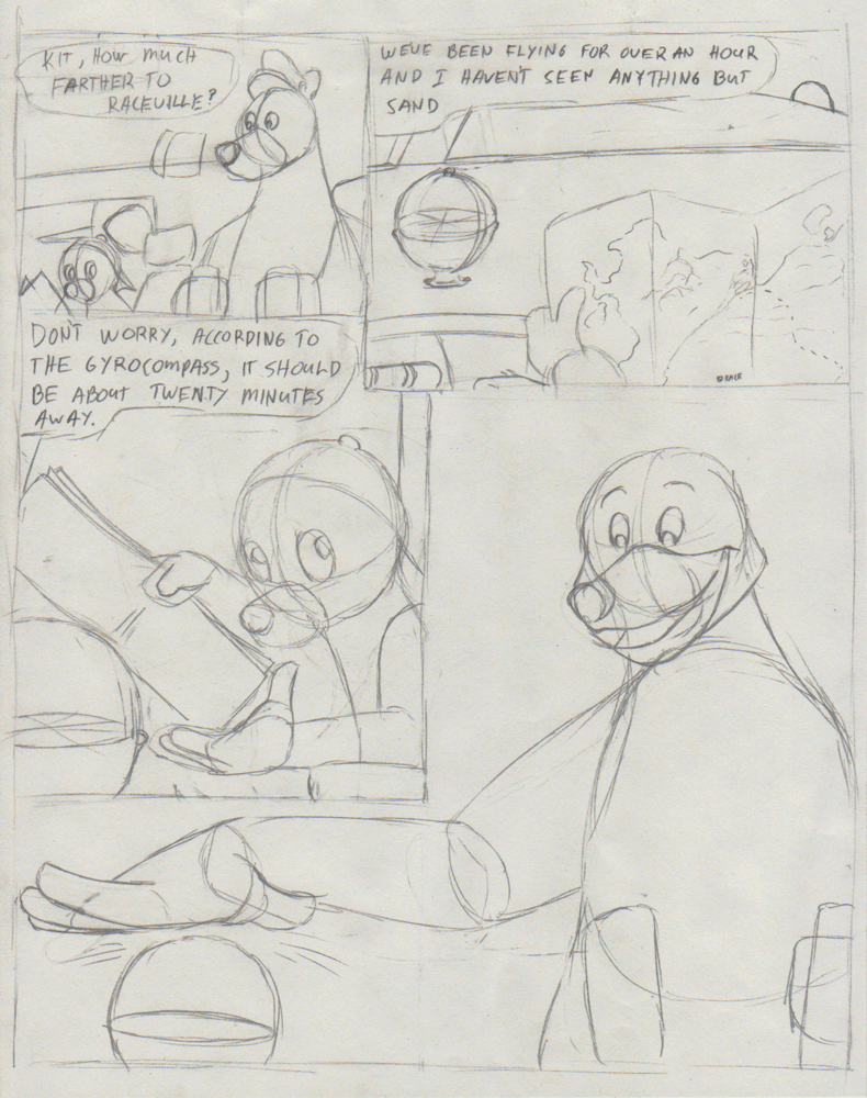 2nd pilot page #2 (comic page #6)