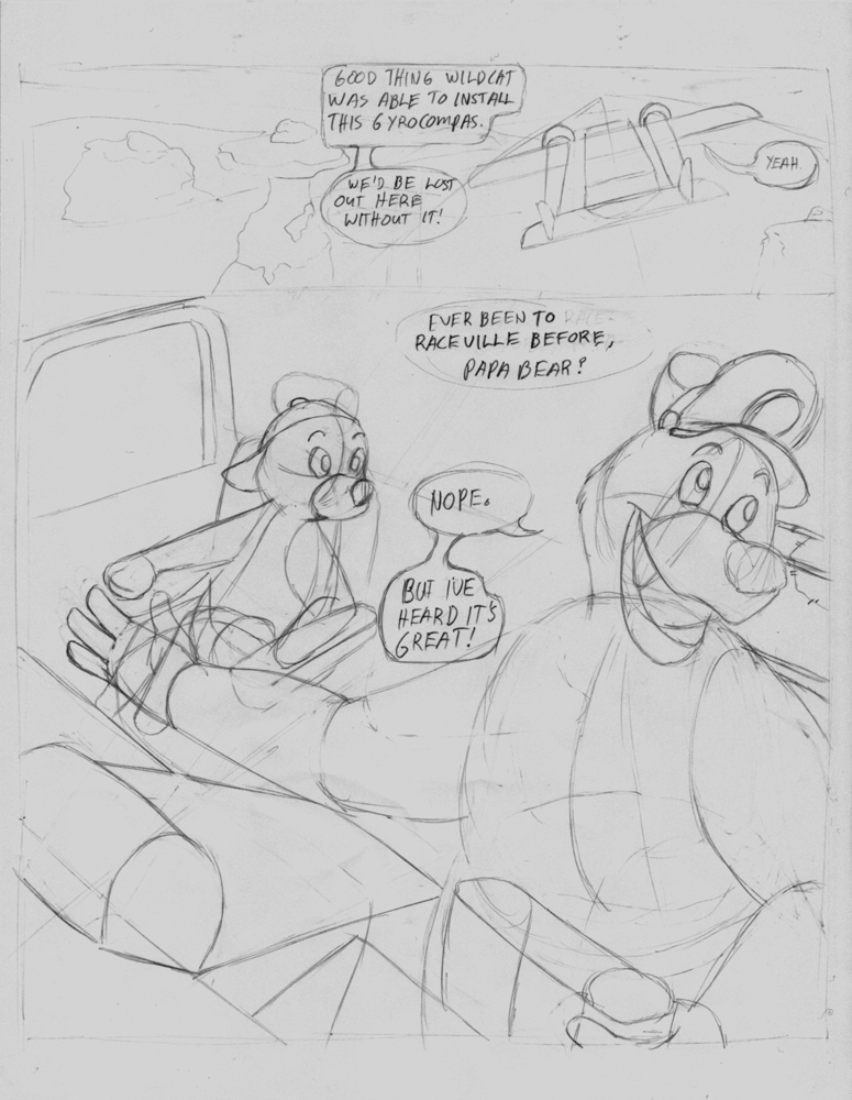 TS comic page sample