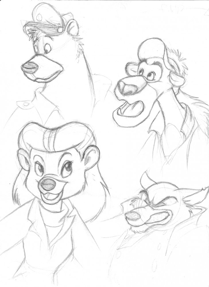 TS character sketches