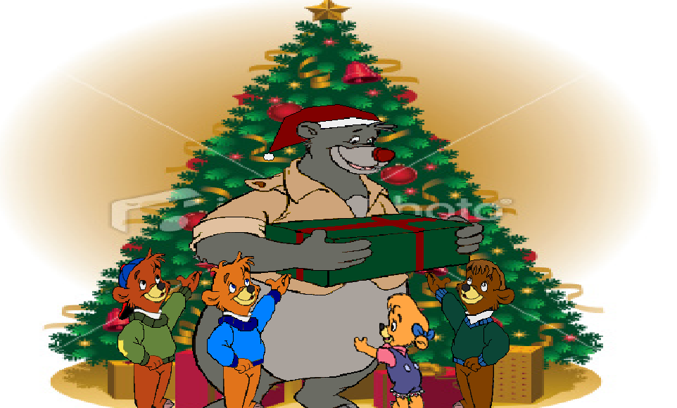 A Tale Spin Christmas card 