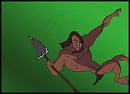 Tarzan part en vacance coloriée
