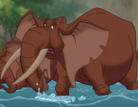 Detail Eléphant philosophe #1