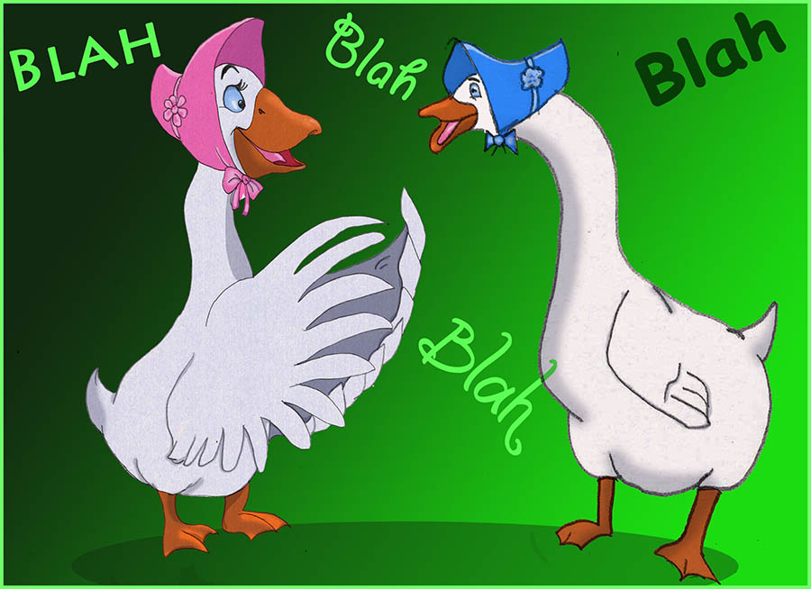Blah blah blah