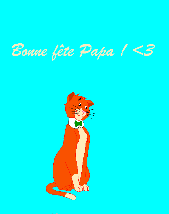 Dessin pour la fête des péres