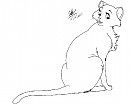 Female Feline Lineart (friends only)