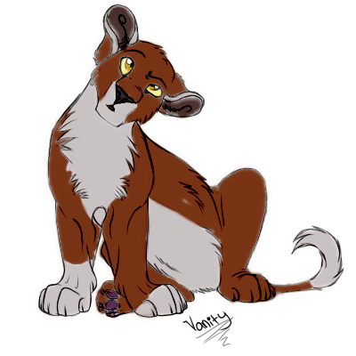 Thomas as a lion