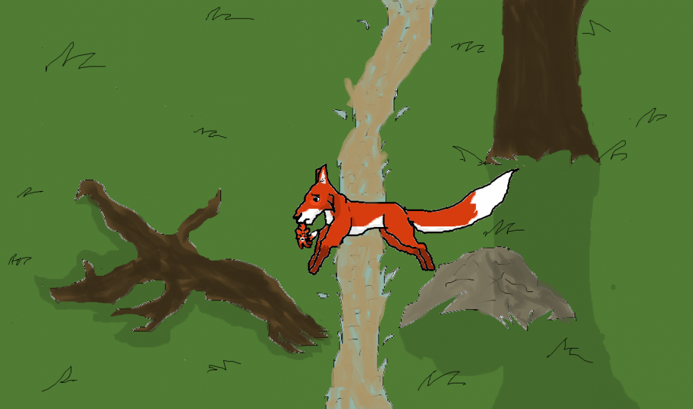 Run mother fox, run!