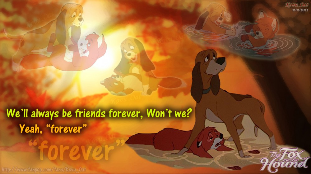 Tod and Copper Friend Forever Wallpaper HD