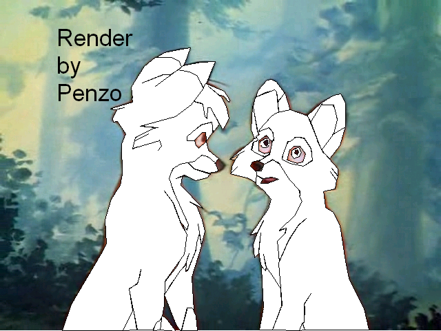 Free render of fox and vixen