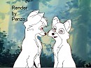Free render of fox and vixen