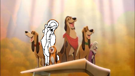 Female singing with the band - blank render