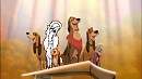 Female singing with the band - blank render