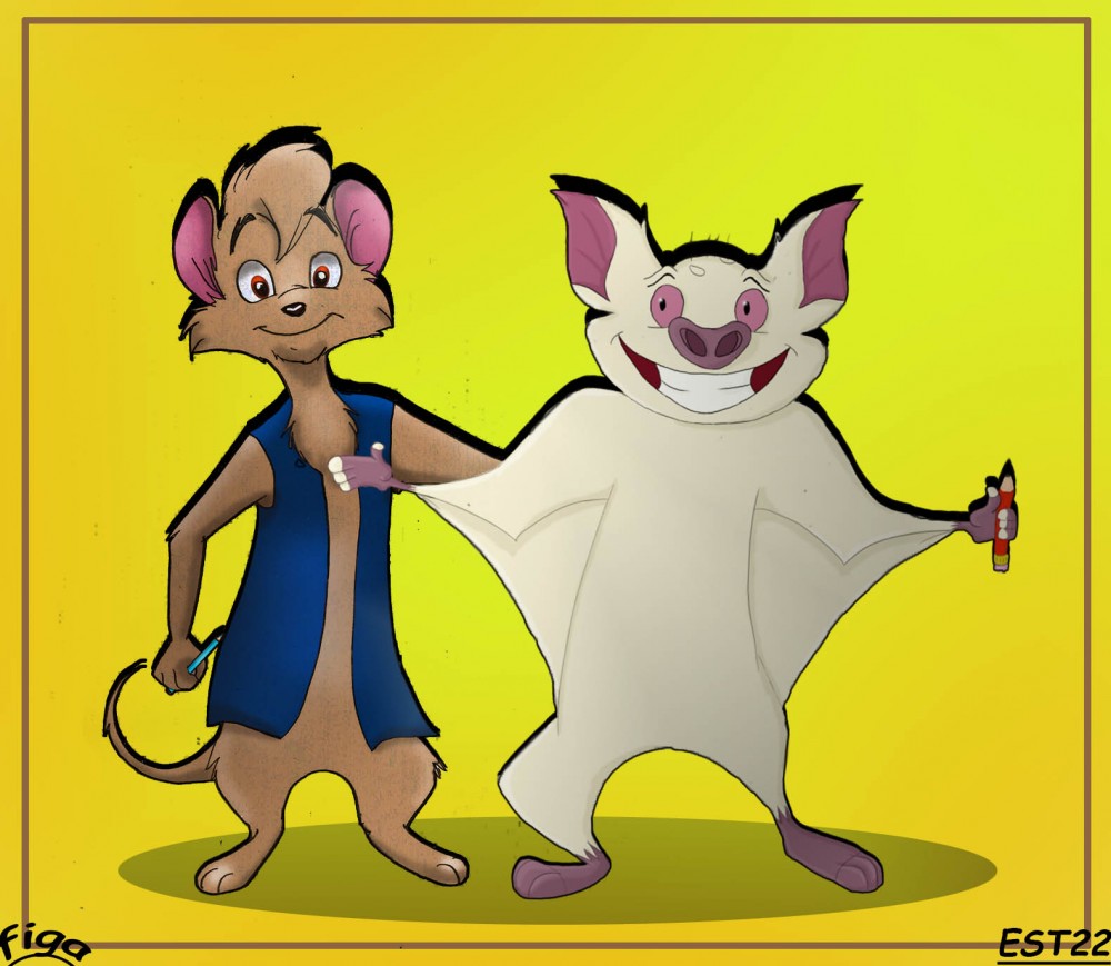 Tim et Bartok, les As du crayon
