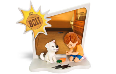 Bolt and Penny figurine