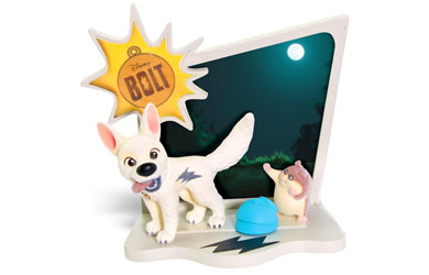 Bolt and Rhino figurine