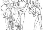 Concept arts - Travail de recherche sur les personnages