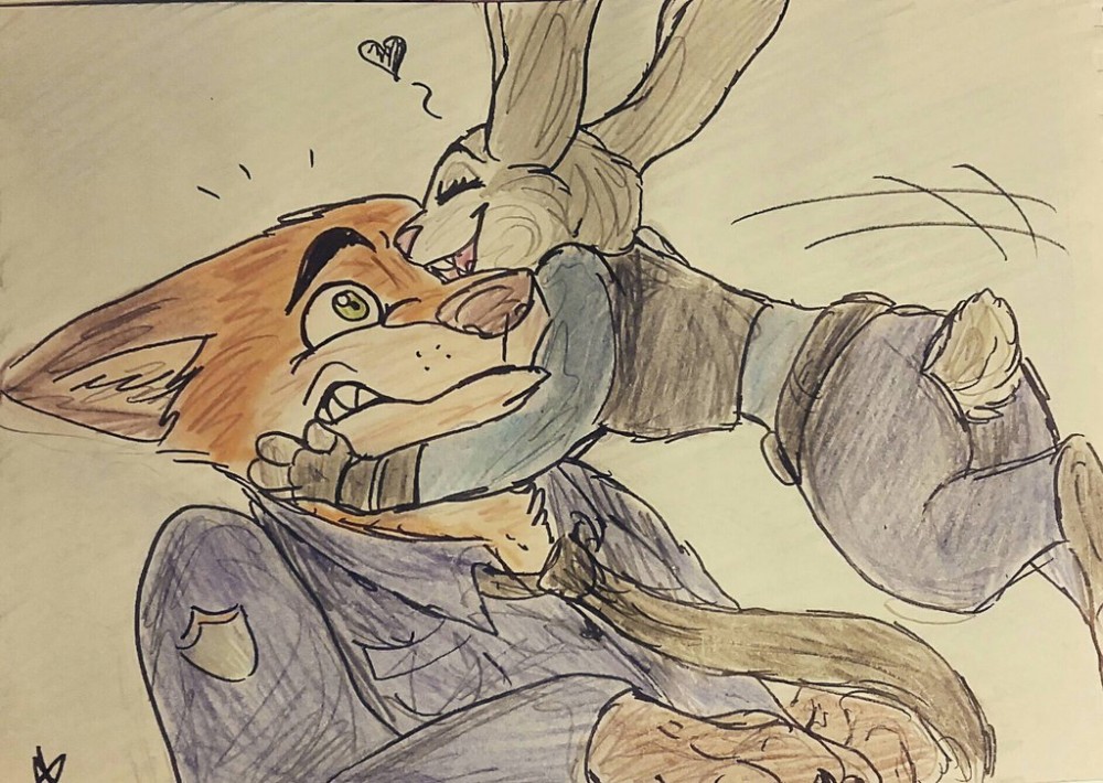 Je t'aime mon stupide renard!