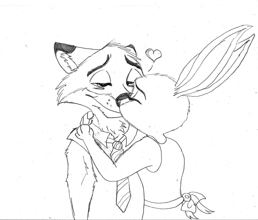 Dessin à thème saint valentin
