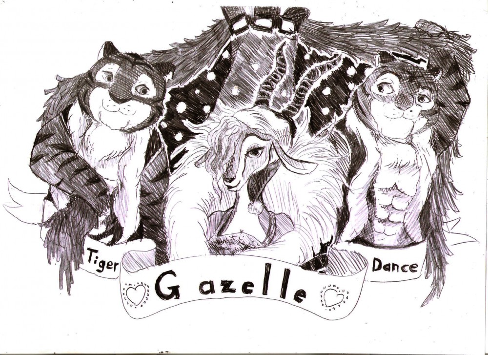 Hidden version Christmas - Gazelle and TigerDance