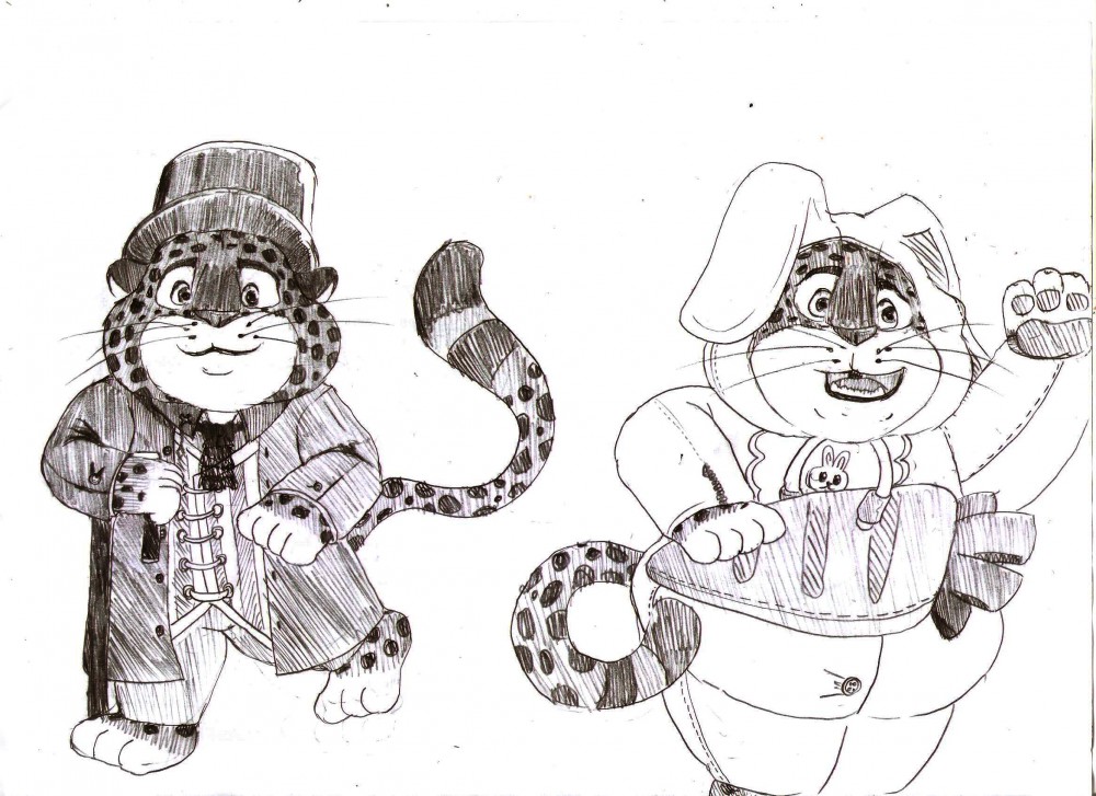 Gentleopard and Bunnyleopard