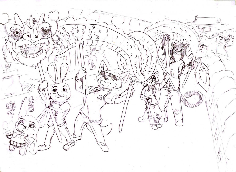 Nouvelle année pour les dessins de Taiwan -3