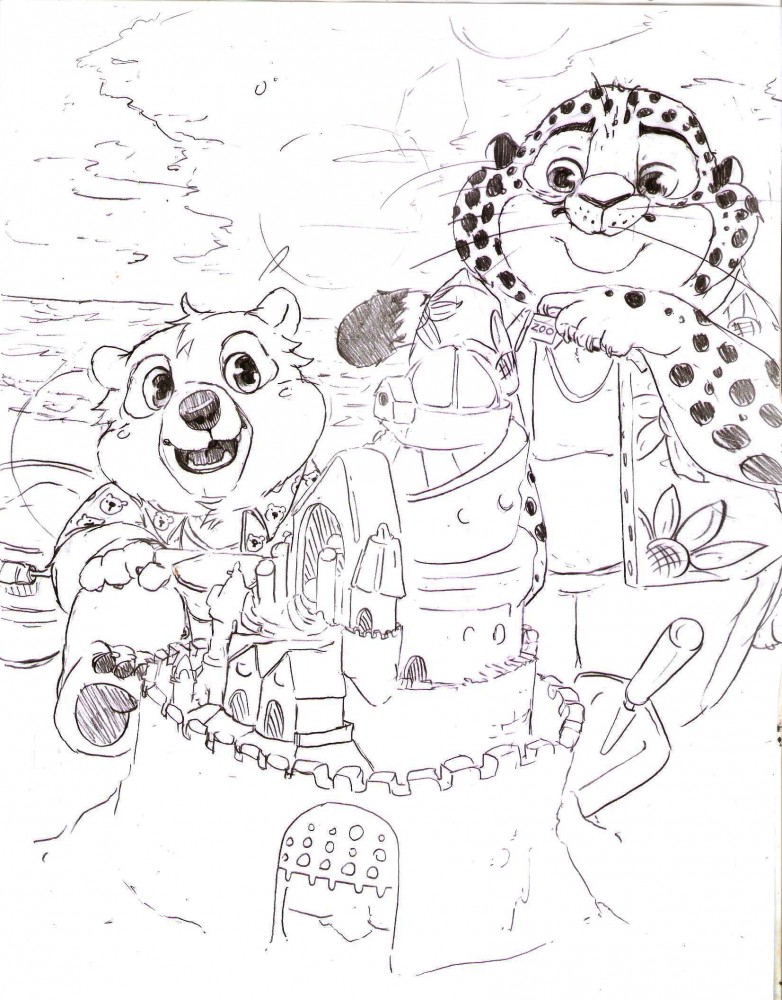 Beach drawings (TU and Hauser)
