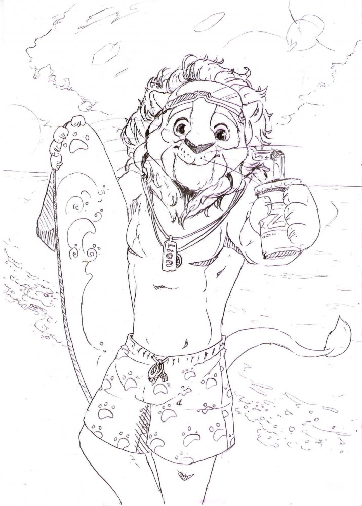 Beach drawings (LionHeart)