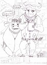 Bull of the Ferdinand x Zootopia