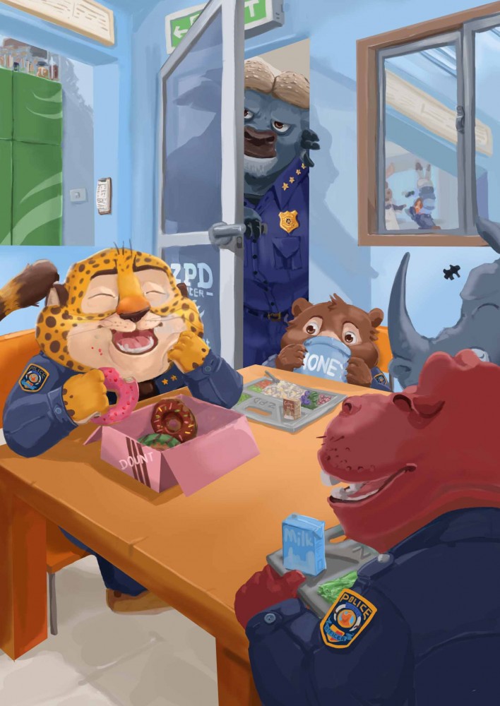 Daliy of the ZPD 4 - Restaurant(Color)