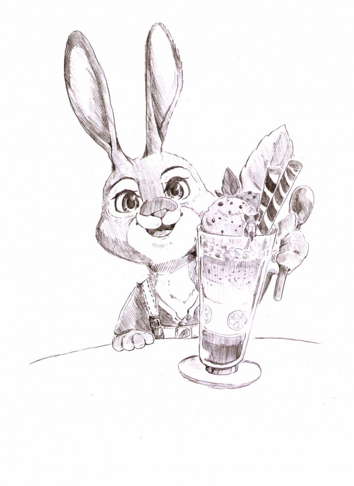 Ice-cream drawings - Judy