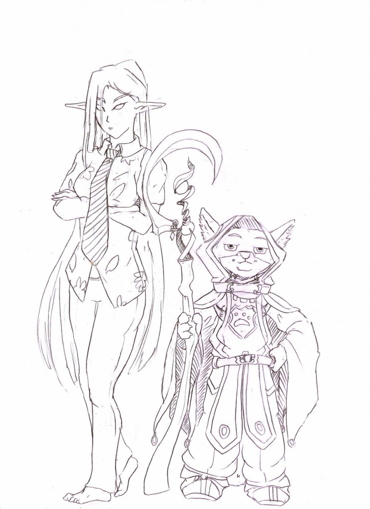 Wow x Zootopia -3 Businessman elf and Paladin nick