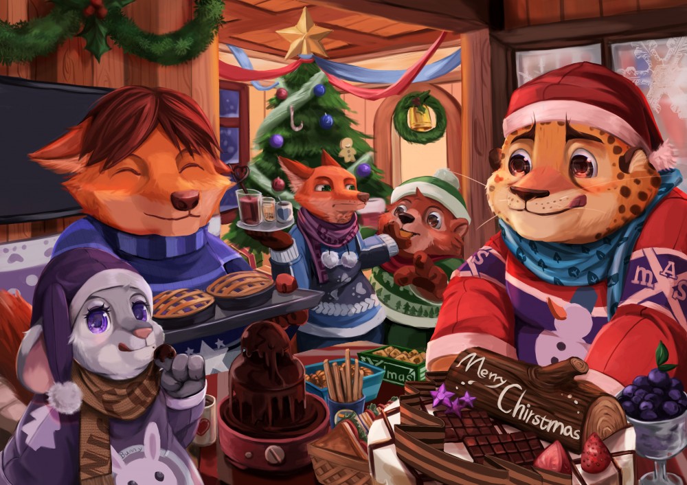 2020 Merry Christmas of Zootopia