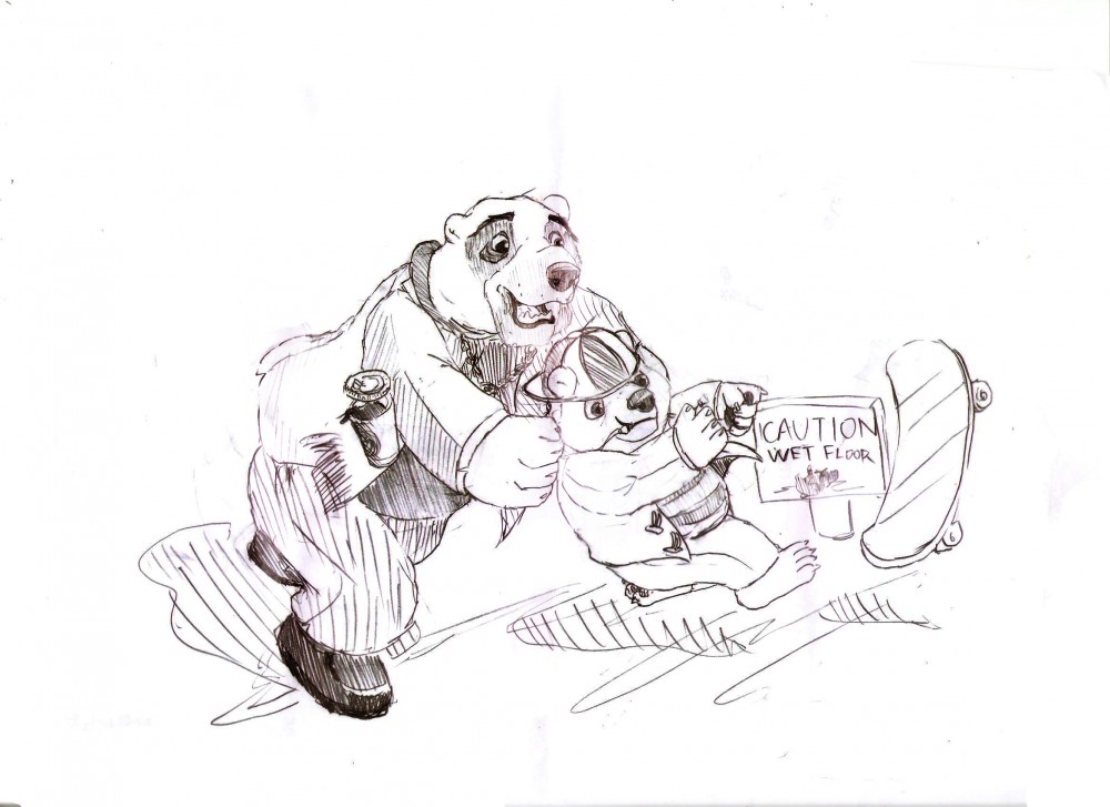 Et attrapé le