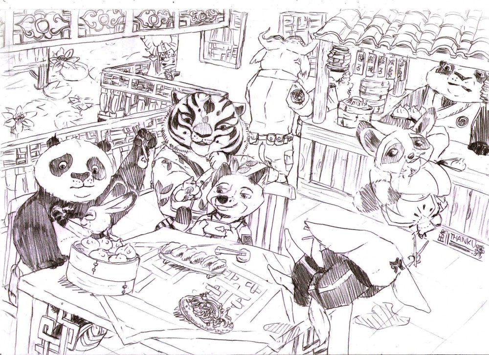 Kung Fu Panda x Zootopia