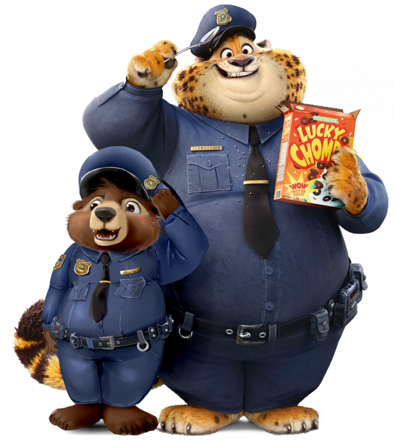 two mascot of the city center precinct one.
